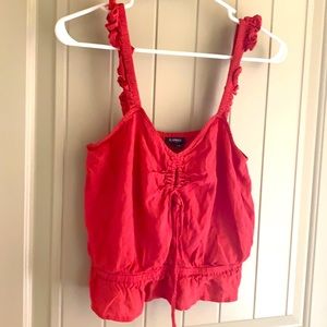 Express strap crop top